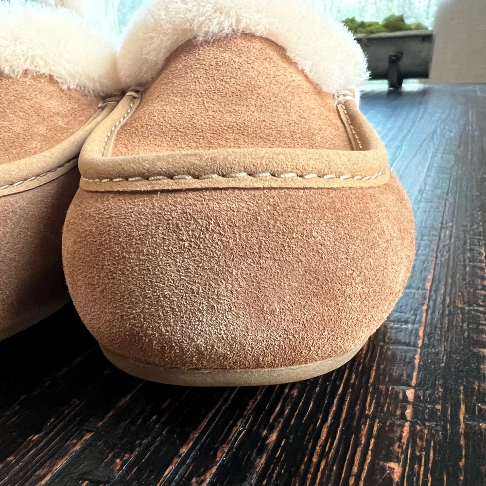 UGG Ansley Mule Chestnut Suede Slippers Women’s Size 6 - Picture 7 of 11